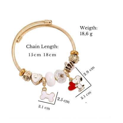 Brazalete de snoopy